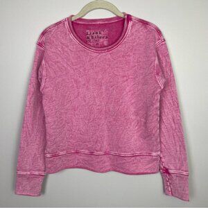 Frank & Eileen James Boyfriend Crew Neck Sweatshirt in Mineral‎ Pink